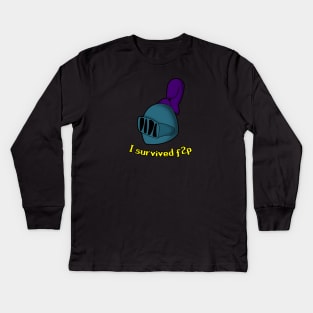 I Survived F2P Free To Play Kids Long Sleeve T-Shirt